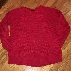 Red Knit Sweater